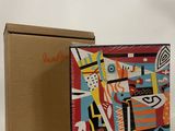 a picture of a box with a picture of a man and a woman