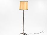a lamp that is sitting on top of a table