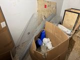 a cardboard box that has some items inside of it