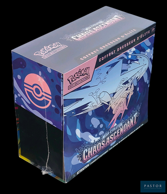 une boîte sur laquelle est représenté un dragon