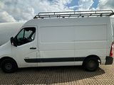 a white van that is parked in a parking lot