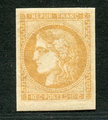 FRANCE- EMISSION de BORDEAUX -Cérès impression lithographiqu…