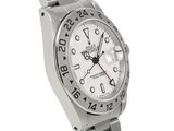 a close up of a wrist watch on a white background