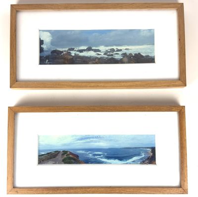 LOT DE DEUX PHOTOGRAPHIES argentiques, représentant des vues…