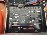 a tool kit in a tool case with tools inside of it