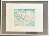 a picture of a drawing of a dog and a cat