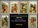 collection chromos big - anne 1908 - total set of 8 cards - lott n 123