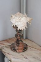 Veilleuse en marbre et coquillage, haut : 28cm (photo 2)