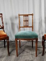 Paire de chaises en acajou le dossier à croisillon, Epoque L… (photo 3)