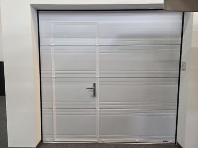 Porte de garage Gibass Activa A2P securit refoulement plafond acier do - Photo 1