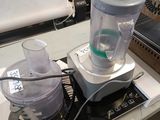 a blender that is sitting on top of a counter