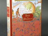 une image représentant un livre orné d'une illustration d'un globe terrestre