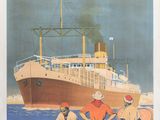 french travel poster for the snaval de louest