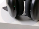 a pair of headphones sitting on top of an apple box