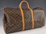 louis vuitton keepall bag monogram canvas