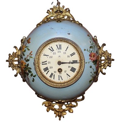 a clock that is hanging on the wall