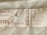 a ticket with a barcode on it on a piece of paper