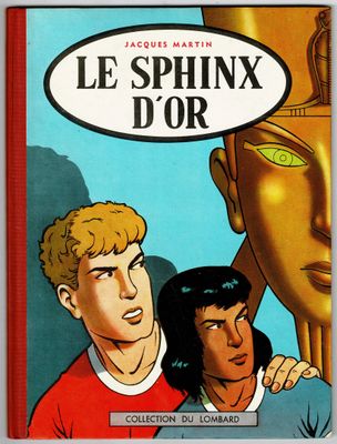 la couverture de *Le Sphinxix d'Or*, un roman humoristique de Jacques Martin