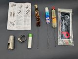 a bunch of items that are on a table