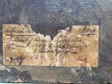 an old piece of paper with writing on it