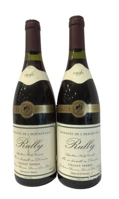 2 bouteilles RULLY DOMAINE DE L'HERMITAGE CHANZY FRERES, Rul…