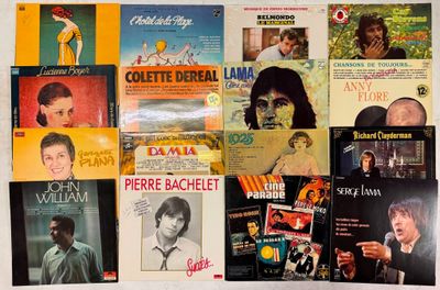 many different types of music books on the wall