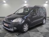 the black citrole van is parked in a large room