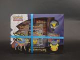 une boîte de jouets Pokémon ornée d'un ruban bleu