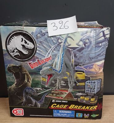 Jeu de société avec T-Rex et cage - EPOCH - Jurassic World C…