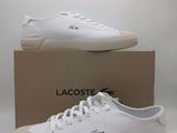 Chaussures de tennis Lacostee pour femme, couleur blanche