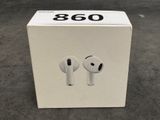 an apple airpods are sitting in a box on the floor