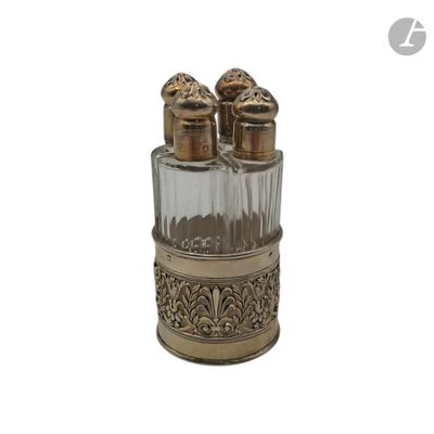 silver plated salt and pepper shaker set