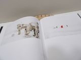 an open book with a picture of a horse drawn on it