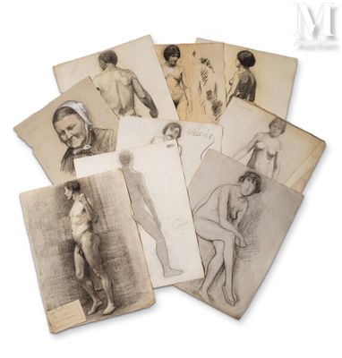 une image représentant plusieurs dessins d'un homme et d'une femme