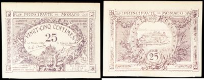 two old postage stamps with a picture of a man and a woman on them