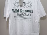 white t - shirt with the words wild runner ' s trail club on it