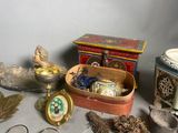 many items that are sitting on a table next to each other