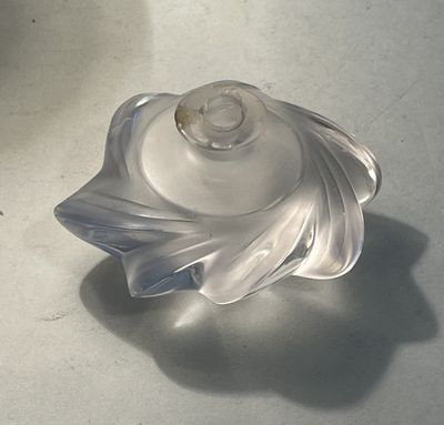 a glass object that is sitting on a table