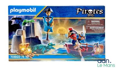 Coffret Playmobil 70860 Le Trésor Pirate - Collection Pirate…