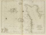 an old map of the british and british islands in the middle of the atlantic