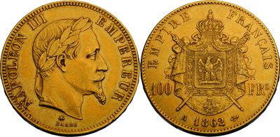 une pièce souveraine en or à l'effigie de la reine victoria