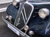 a close up of a car with a number plate on it
