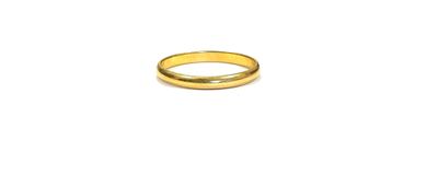 an image of a gold wedding ring on a white background