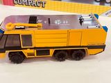 a toy truck that is sitting on a table