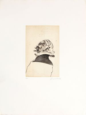 dessin représentant une femme portant un chapeau sur la tête