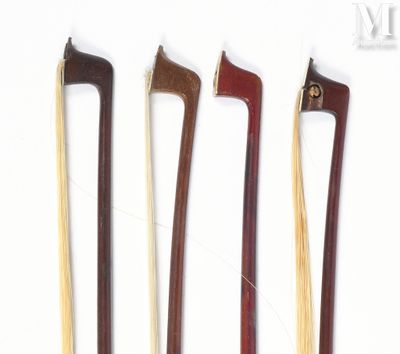 Lot d'archets Lot de 4 archets d'étude en bois d'abeille et …