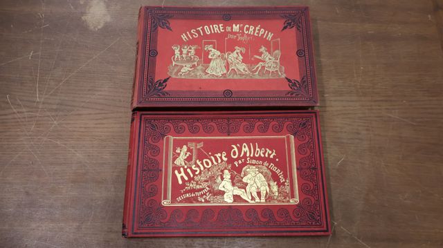 « Histoire de Crepin » par Topffer ; « histoire d’Albert » par si...