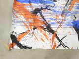 a picture of a piece of art that is on the floor