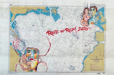 une carte sur laquelle figurent les silhouettes d'une femme et d'un homme