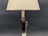 an image of a lamp that is on top of a table